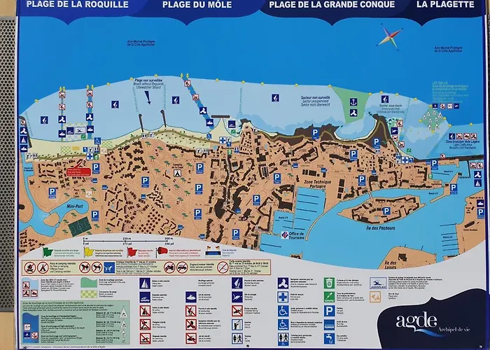 דירה Cap D'agde - 6 Personnes אגדה